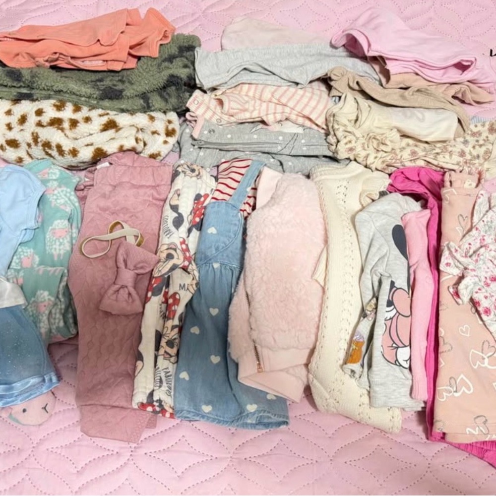 Baby Girl Mixed Clothing Bundle -3-6 months